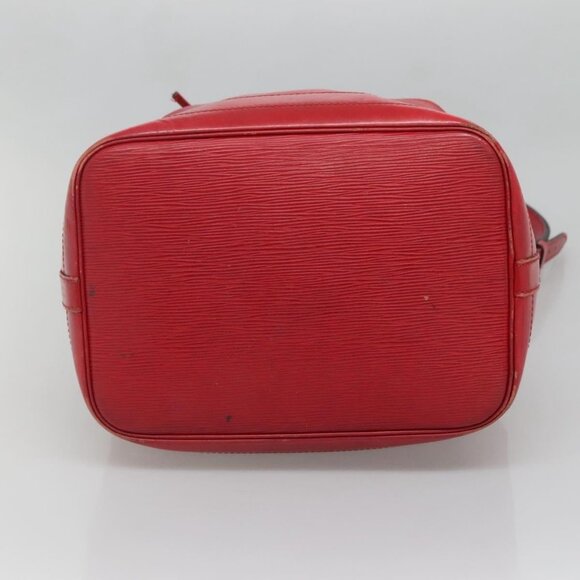 LOUIS VUITTON Epi Petit Noe Shoulder Bag Red M44107 LV Auth 129608 - Picture 6 of 16